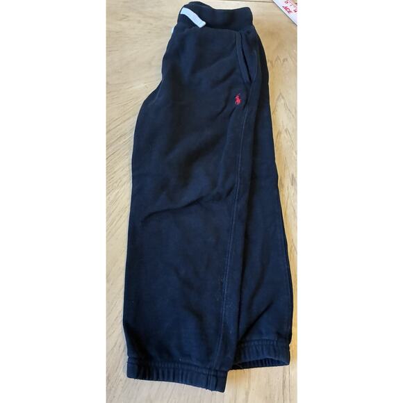 POLO RALPH LAUREN AUTHENTIC BOYS 6 ORIGINAL JOGGER PANTS Black Sweatpants Size 6 - Picture 3 of 14